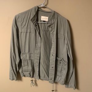 Army green jacket